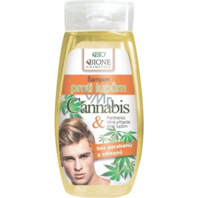 Bione Cosmetics for Men Cannabis Q10 Anti-Dandruff Hair Shampoo 250 ml