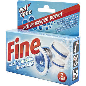 Well Done Fine washing machine cleaning tablets 2 x 40 g