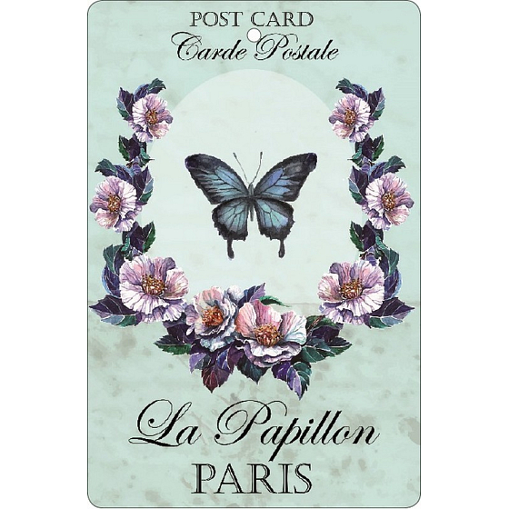 Bohemia Gifts Aromatic fragrance card Butterfly 10.5 x 16 cm