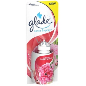 Glade Sense Seductive peony and sour cherry air freshener refill 18 ml spray