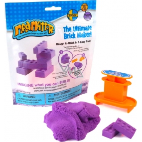 Mad Mattr Kinetic sand modeling Mold Create a brick purple 57 g