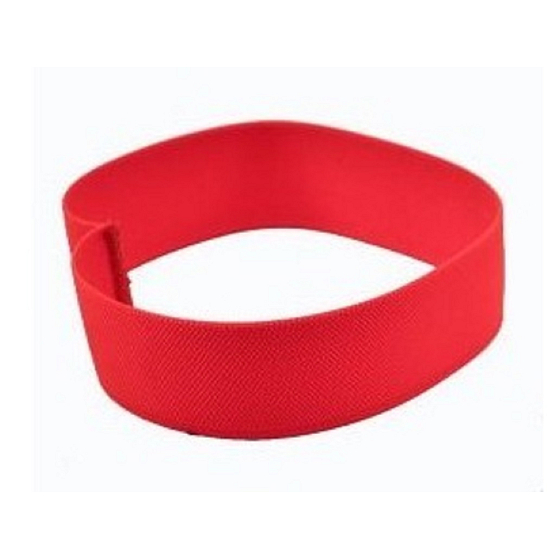 B&F Reflective Collar - orange rubber 3.5 x 45 cm