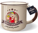 Nekupto Hobby mug with the words Passionate Athlete 250 ml