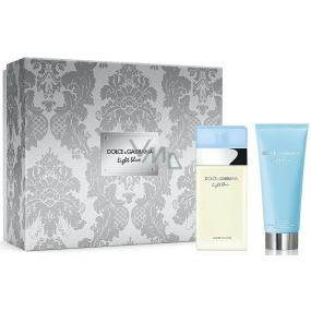 Dolce & Gabbana Light Blue eau de toilette for women 50 ml + body cream 100 ml, gift set 2018