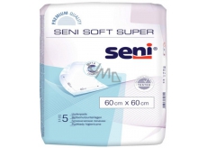 Seni Soft Super hygienic absorbent pads 4 drops, 60 x 60 cm 5 pieces