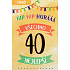 Nekupto Birthday card 40 Happy birthday 115 x 170 mm