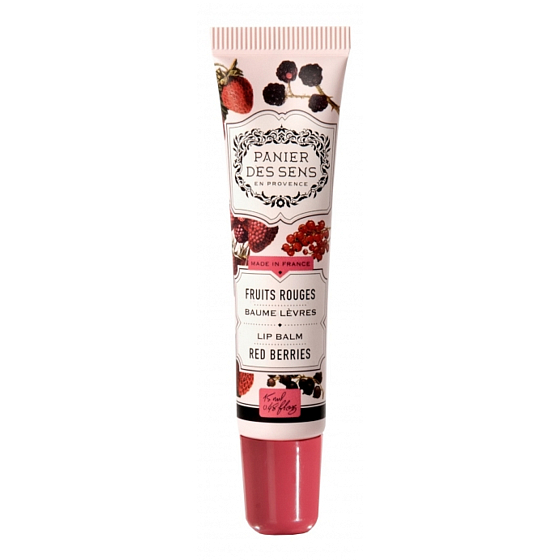 Panier des Sens Red berries luxury moisturizing lip balm 15 ml