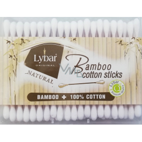 Lybar Original Natural Bamboo Cotton Swabs Box 200 Pieces