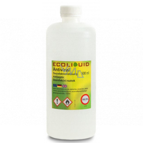 Ecoliquid Antiviral antiseptic disinfectant solution, effective disinfection, refill 500 ml