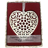 Albi Christmas ornament with Swarovski crystals for hanging with a description - Dearest Grandmother for Christmas, approx. 7 x 8 cm