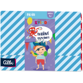 Albi Kvído Creative Invitations Pirates recommended for artists 4+