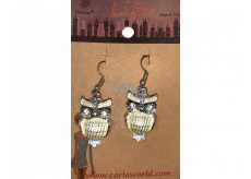 Albi Jewellery earrings Owls symbol of wisdom 1 pair