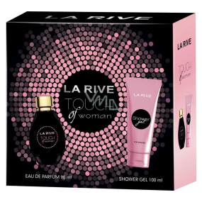 La Rive Touch of Woman eau de parfum 90 ml + shower gel 100 ml, gift set for women