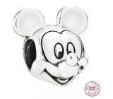 Charm Sterling silver 925 Disney Mickey Mouse portrait, bead on bracelet