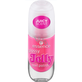 Essence Glossy Jelly nail polish with fragrance and high gloss 04 Bonbon Babe 8 ml