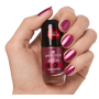 Essence Satin Chrome Nail Polish 03 Meta Maroon 8 ml