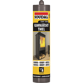 Soudal stove builder sealant up to 1500 °C, black, 280 ml