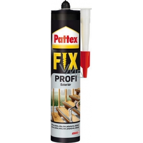 Pattex Profi Fix PL60 Exterior adhesive replacing nails, screws and dowels for absorbent and non-absorbent materials 392 g