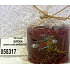 Admit Rustic scented candle oval decorated