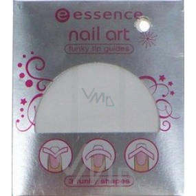 Essence Funky Tip Guides templates for French manicure 64 pieces