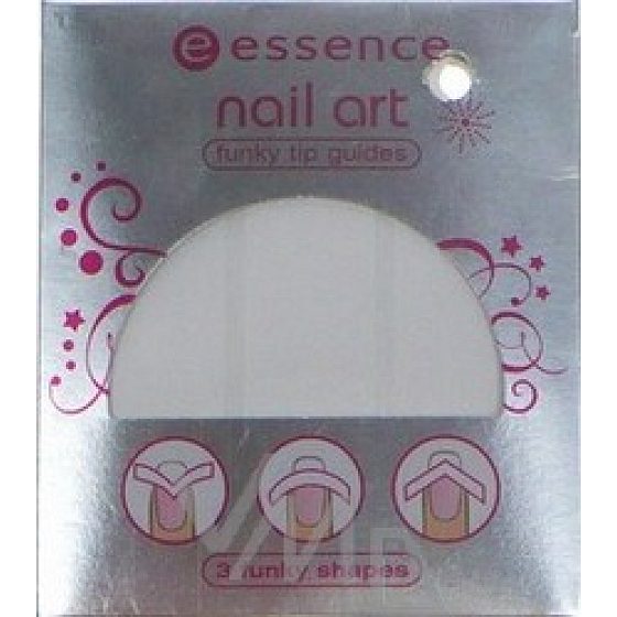 Essence Funky Tip Guides templates for French manicure 64 pieces