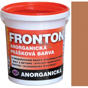 Fronton Inorganic powder paint Brown medium outdoor and indoor use 800 g