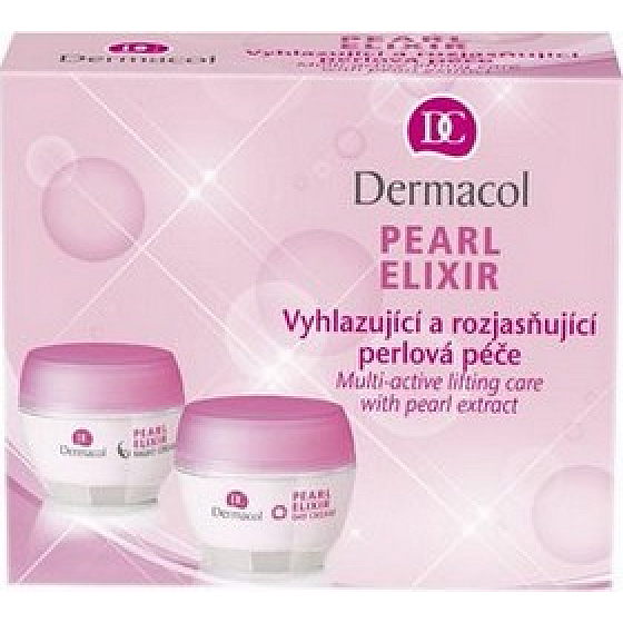 Dermacol Pearl Elixir Day Cream 50 ml + Night Cream 50 ml, cosmetic set