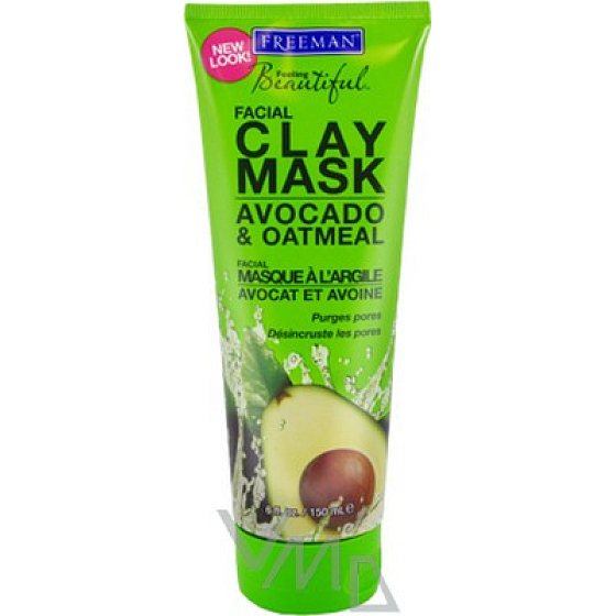 Freeman Feeling Beautiful Avocado and Oatmeal Clay Facial Mask 150 ml