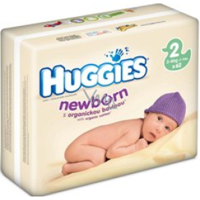 Huggies Newborn size 2, 3 - 6 kg, diaper panties 62 pieces