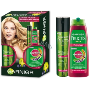 Garnier Fructis Colour Resistance Shampoo 250 ml + Hairspray 250 ml, cosmetic set for women