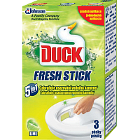 Duck WC pásky Fresh Stick Lime, 3 ks