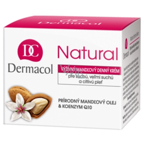 Dermacol Natural Nourishing almond day cream 50 ml for dry and sensitive skin