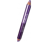 Princessa Davis Eye Double Color Pencil Eyeshadow 011 Purple with Glitter 6g