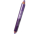 Princessa Davis Eye Double Colour eyeshadow pencil 011 Purple with glitter 6 g