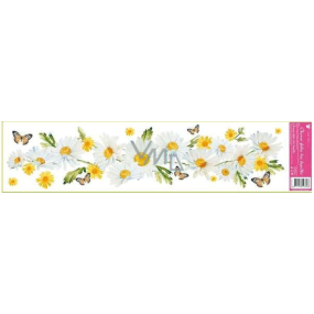 Window foil without glue daisy strip 64 x 15 cm