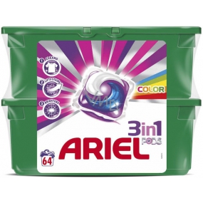 Ariel 3in1 Color gel capsules for colored laundry protect and enliven the colors of 2 x 32 pieces
