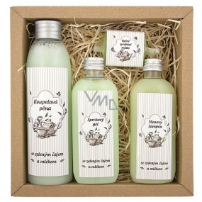 Bohemia Gifts Tea Spa bath foam 200 ml + shower gel 100 ml + hair shampoo 100 ml + handmade soap 30 g, cosmetic set
