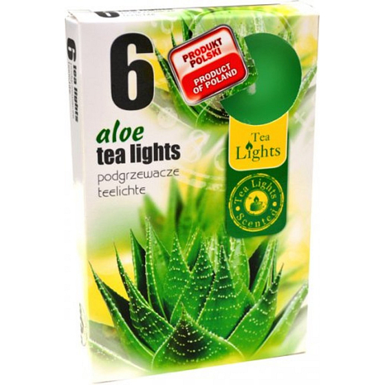 Tea Lights Aloe Vera scented tea lights 6 pieces