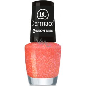 Dermacol Neon Polish Neon nail polish 19 Bikini 5 ml