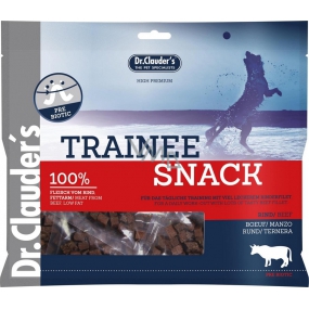 Dr. Clauders Trainee Snack Dried beef cubes supplementary food 100% meat for dogs 500 g