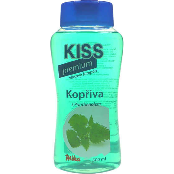 Mika Kiss Premium Nettle hair shampoo with Panthenol 500 ml