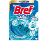 Bref Color Aktiv Ocean WC block for hygienic cleanliness and freshness of your toilet, colors the water in a turquoise shade of 50 g