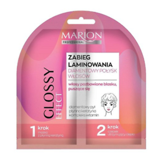 Marion Laminating Mask Hair Laminating Mask for Diamond Shine 2 x 10 ml