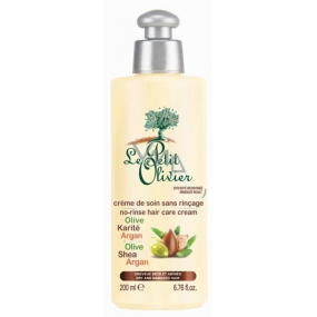 Le Petit Olivier Oliva, shea butter and argan oil rinse-free care cream for dry and brittle hair 200 ml