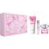 Versace Bright Crystal eau de toilette for women 90 ml + eau de toilette 10 ml + shower gel 150 ml, gift set