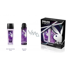 Playboy Endless Night for Her perfumed deodorant glass 75 ml + deodorant spray 150 ml, cosmetic set