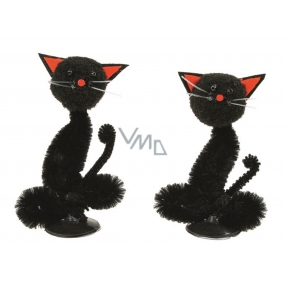 Black cat for standing 7 cm, 2 pieces in a box