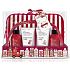 Baylis & Harding Red Collection Sweet 100 ml liquid body soap bar + 100 ml shower gel sweet bar + Peppermint swirl body lotion 50 ml + Vanilla glaze hand cream 50 ml + 2 x travel handbag, gift set