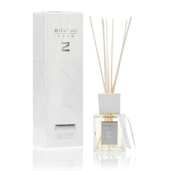 Millefiori Milano Zona Spa & Massage Thai - Thai Spa and Massage Diffuser 250 ml + 7 reeds, 30 cm long, for medium-sized spaces lasts 3 months