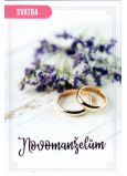 Nekupto Wedding card Newlyweds 115 x 170 mm 3464 F
